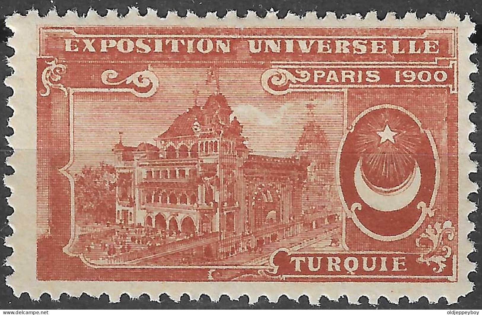 FRANCE ERINOPHILIE Fair EXPOSITION UNIVERSELLE 1900 PARIS TURKEY TURQUIE  Vignette CINDERELLA MNH** - 1900 – Pariis (France)