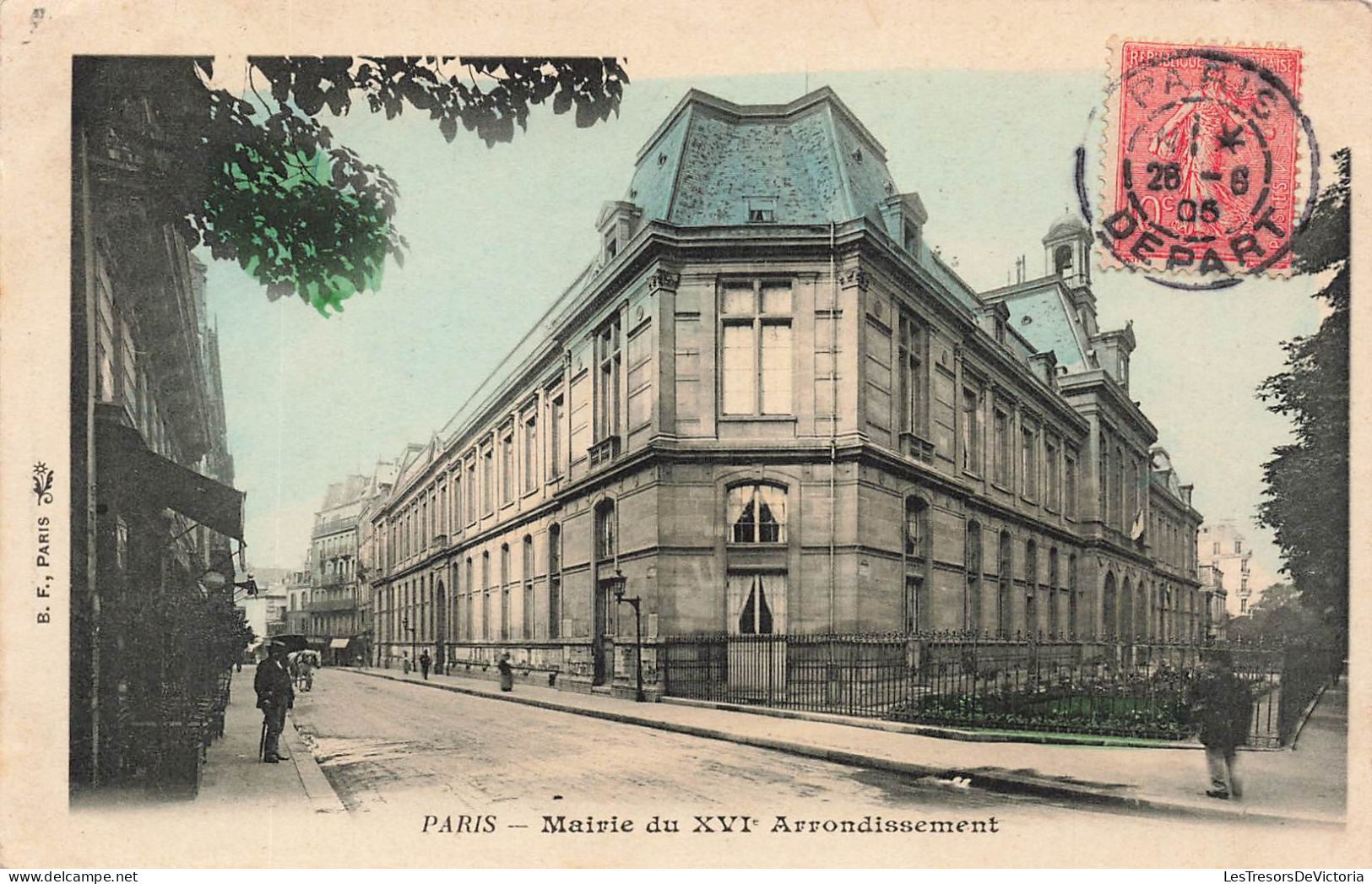 FRANCE - Paris - Vue Générale De La Mairie Du XVIè Arrondissement - Colorisé - Animé - Carte Postale Ancienne - Sonstige Sehenswürdigkeiten