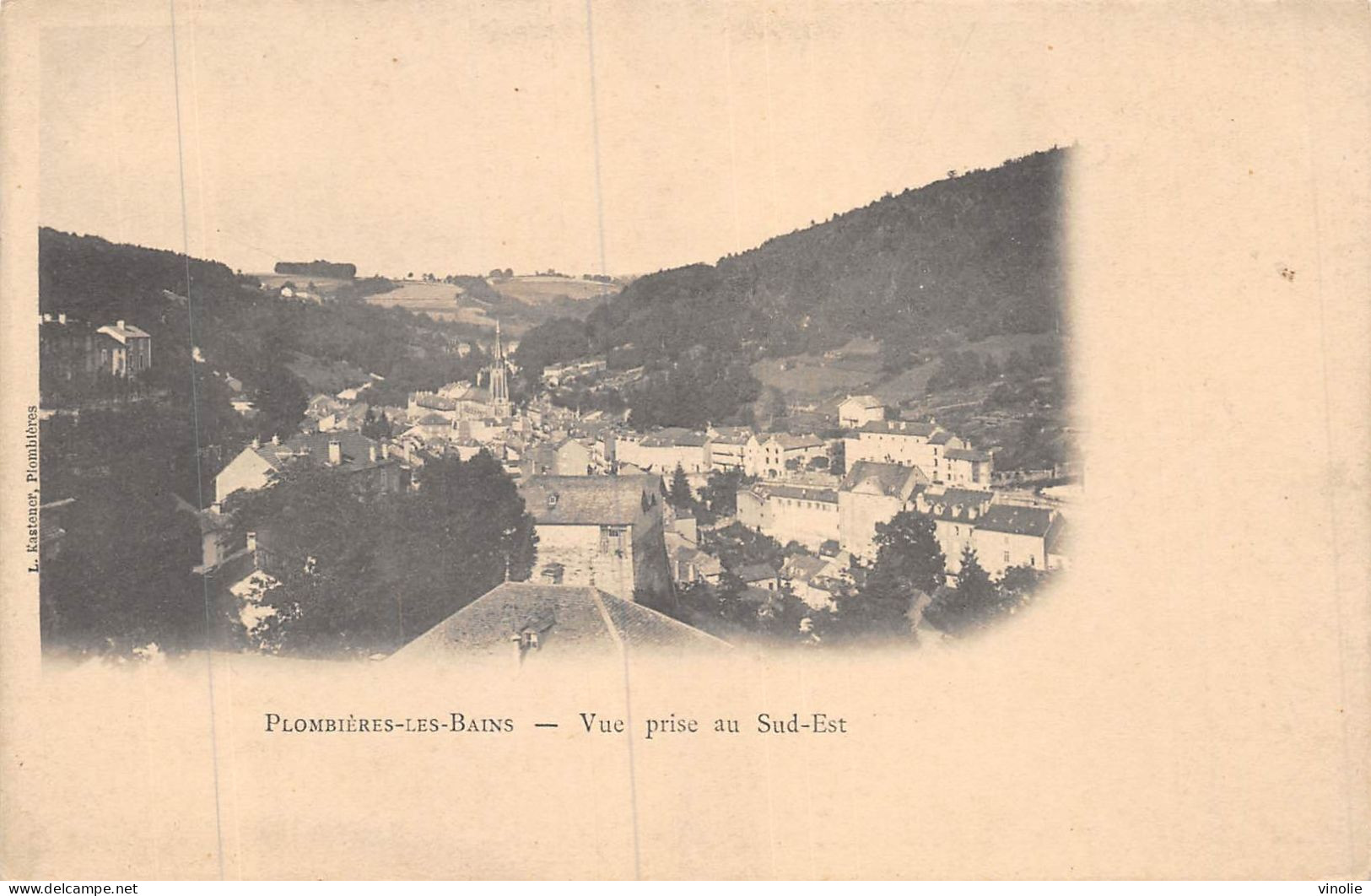 24-5446 : PLOMBIERES-LES-BAINS. CARTE PRECURSEUR - Plombieres Les Bains