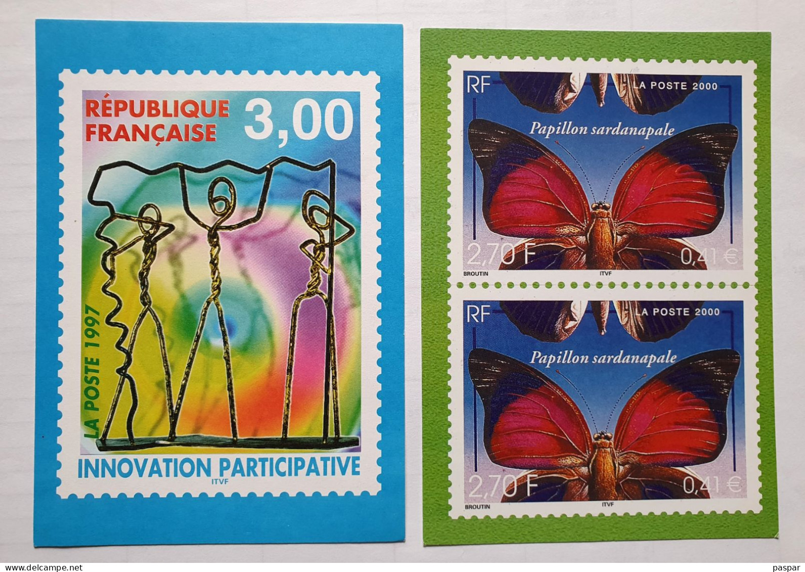 2 Calendriers Des émissions Philatéliques 1997 1er Semestre Et 2000 2ème Semestre - La Poste - Documents Of Postal Services
