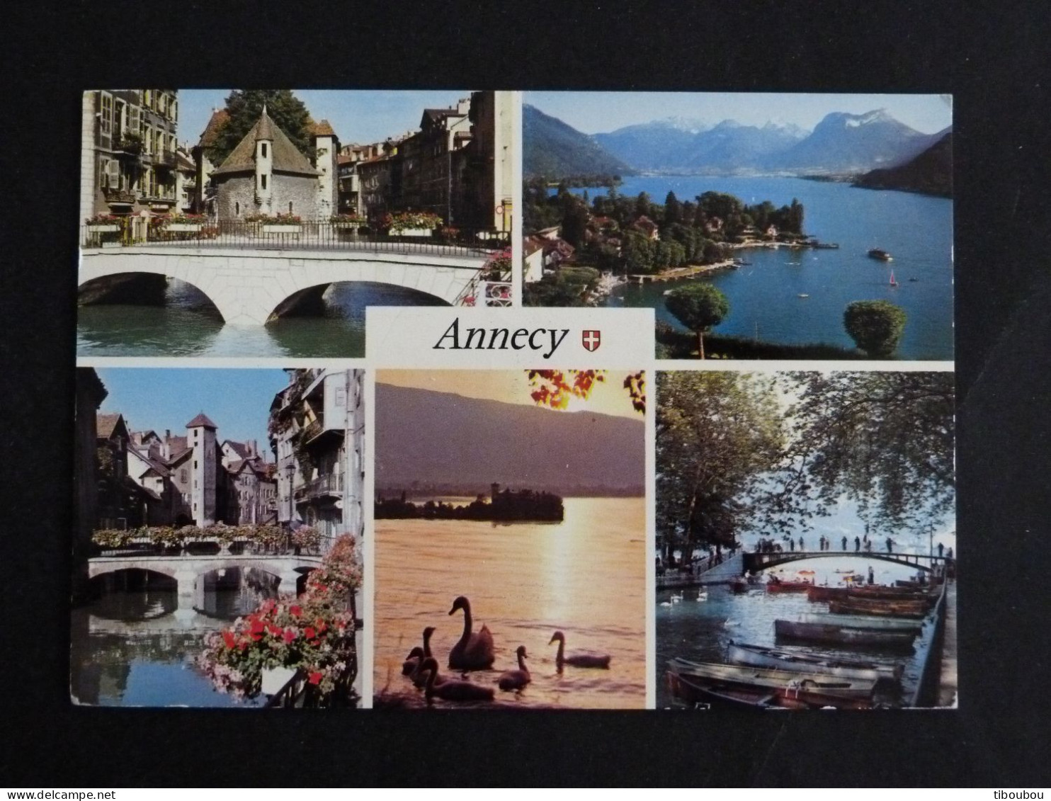 SAINT JORIOZ - HAUTE SAVOIE - FLAMME SUR MARIANNE CHEFFER - ANNECY ET SON LAC MULTIVUES - Mechanical Postmarks (Advertisement)