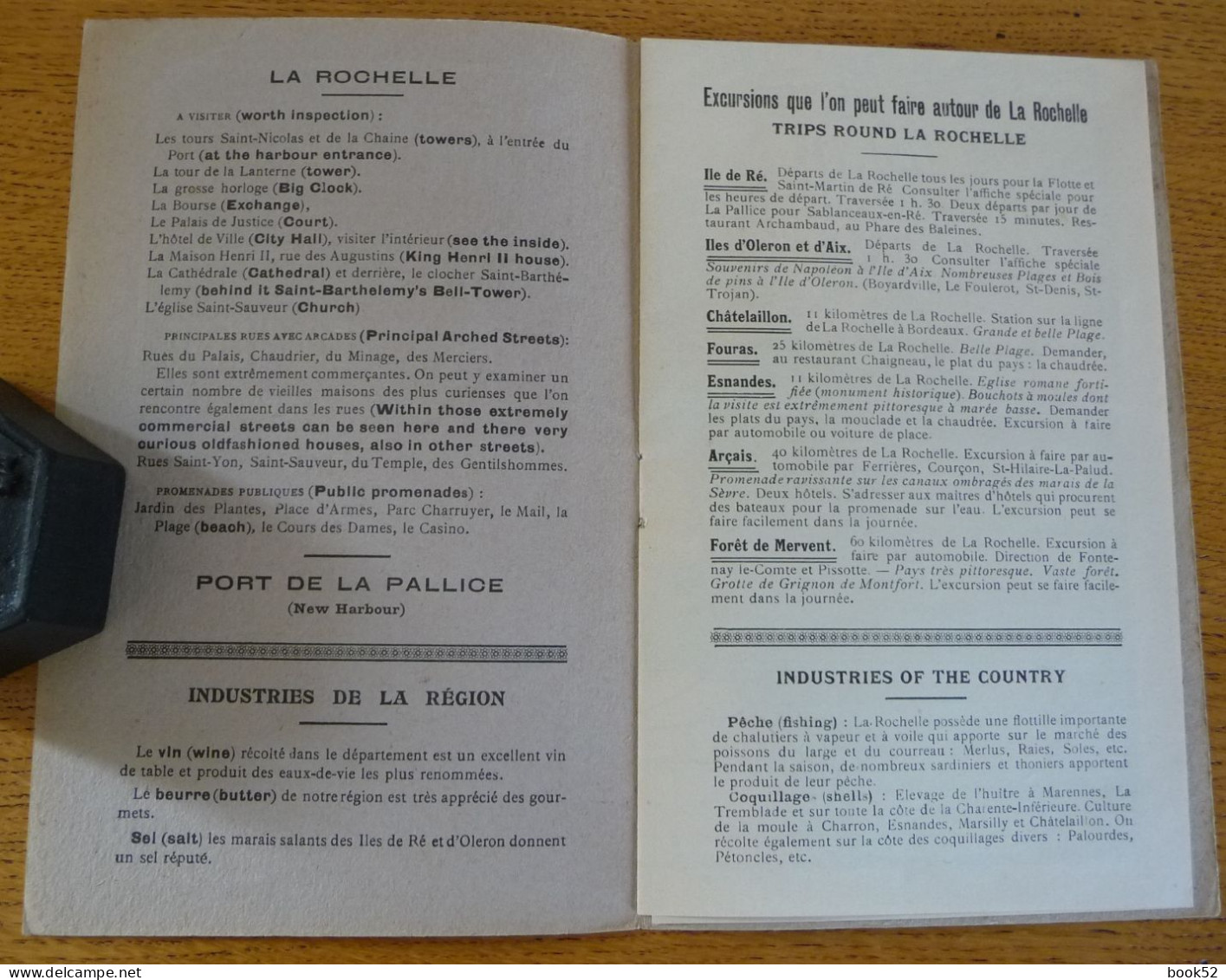 Ancien PLAN DE LA VILLE De LA ROCHELLE - Poitou-Charentes