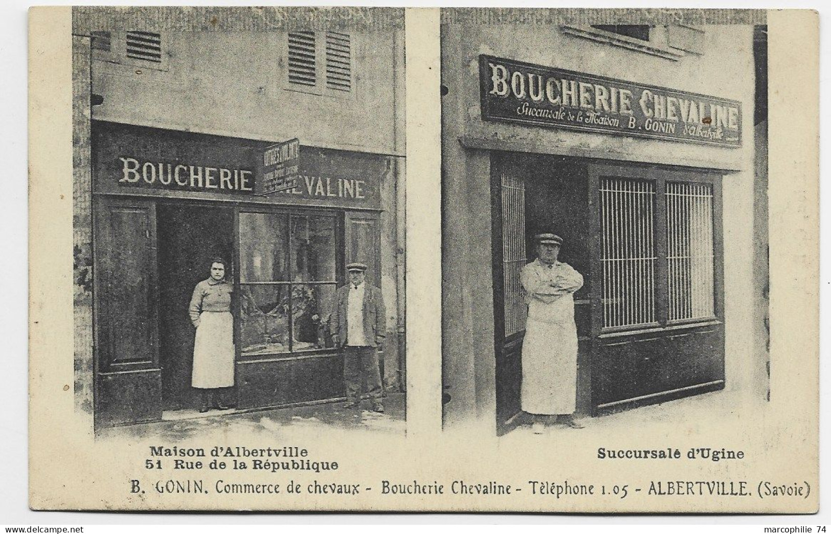 ALBERTVILLE SAVOIE BOUCHERIE CHEVALINE SUCCURSALE UGINE SAVOIE - Albertville