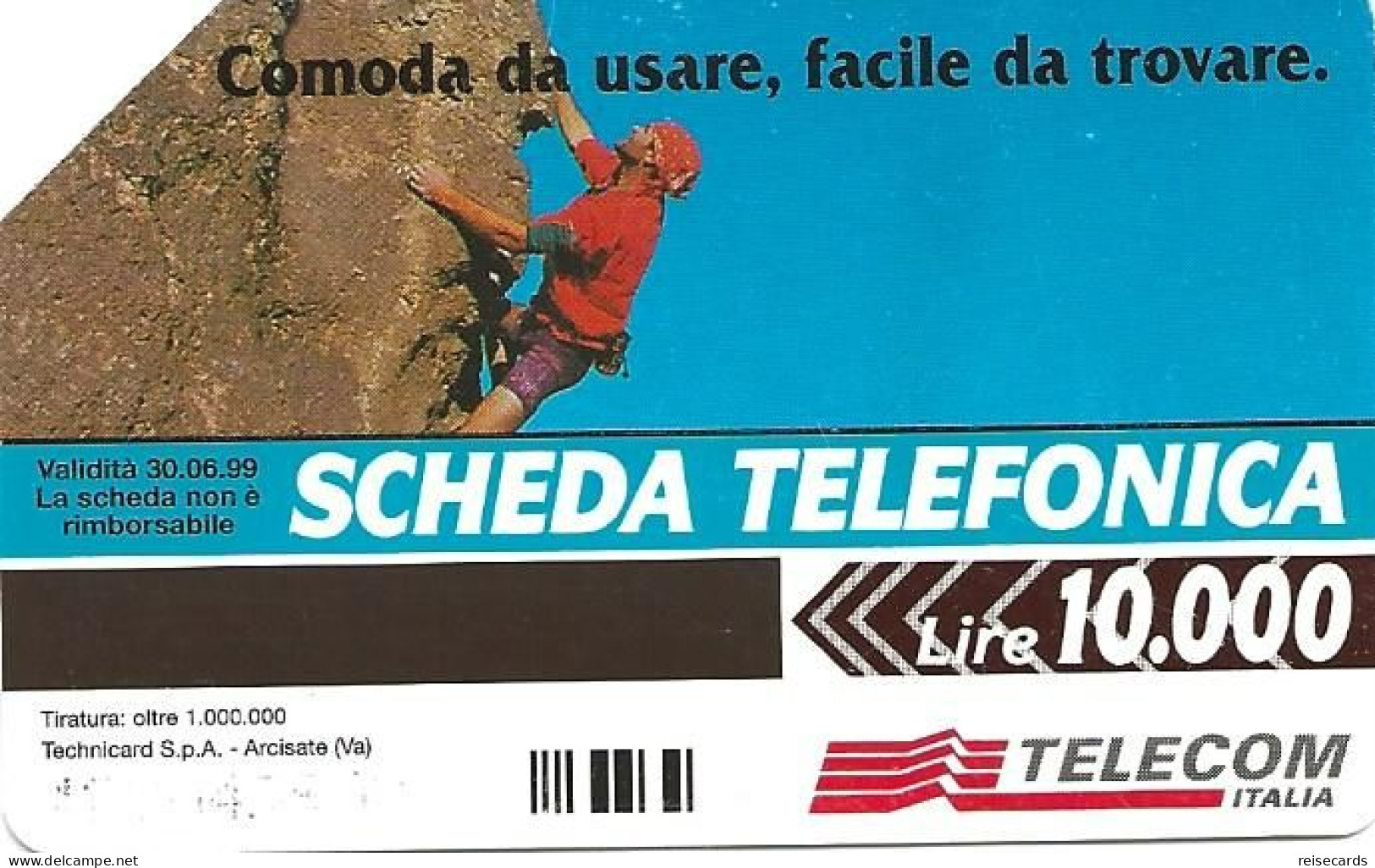 Italy: Telecom Italia - La Scheda Telefonica, Non Cercarla Lontano - Öff. Werbe-TK