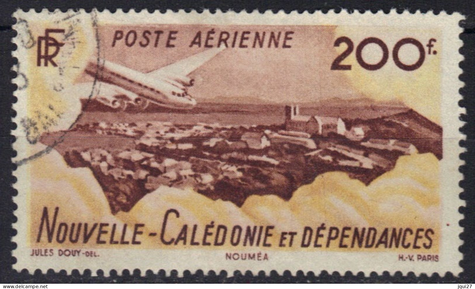 Nouvelle-Calédonie Poste Aérienne N° 63 - Gebraucht