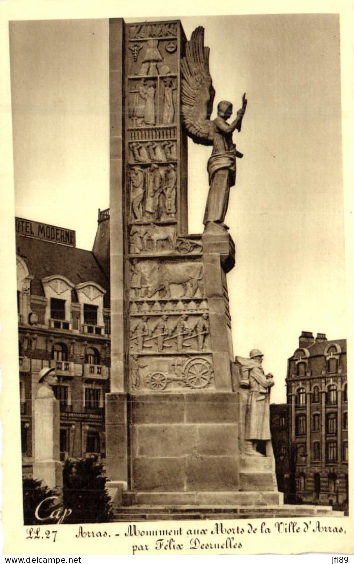 [62] Pas De Calais > Arras - Monument Aux Morts  - Félix Desruelles - 7338 - Arras