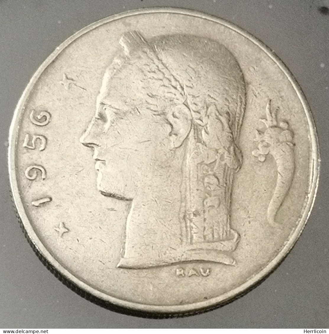 Monnaie Belgique - 1956 - 1 Franc - Type Cérès En Néerlandais - 1 Franc
