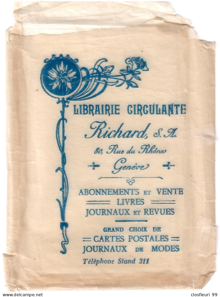 Genève  Et Lac Gelés 1929 / 12 Cartes  Historiques De Richard SA, Rue Du Rhône / - Genève