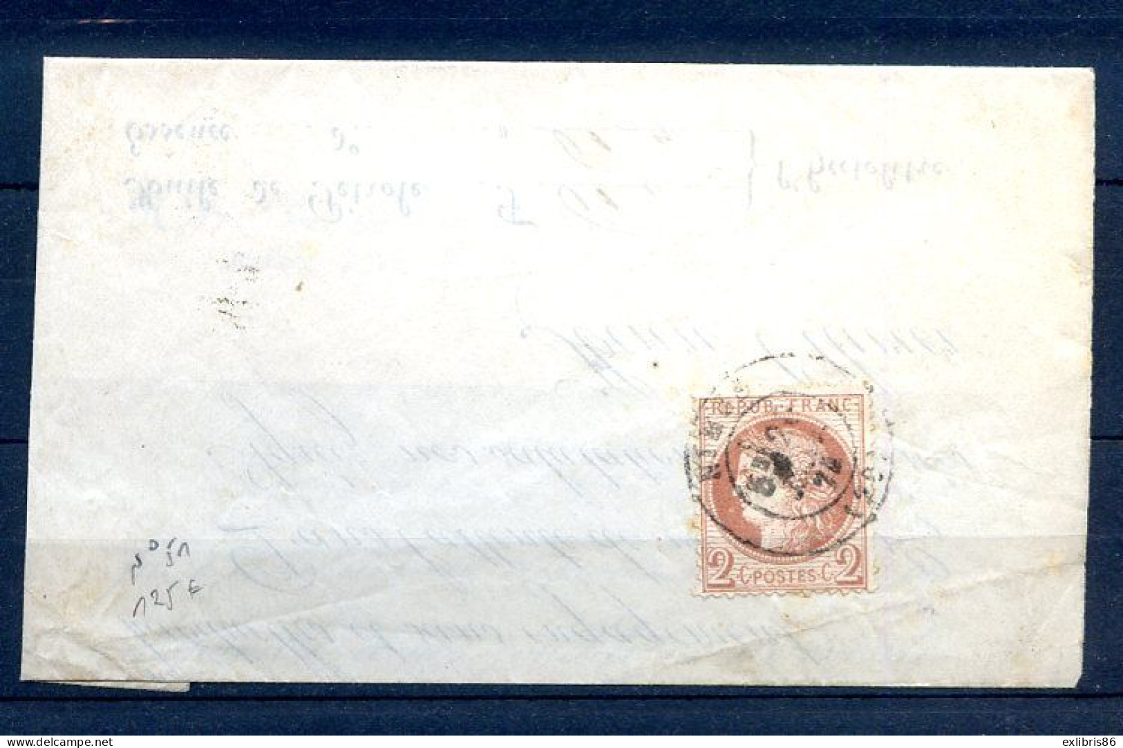 200324 LETTRE N° 51  Seul Sur Lettre - 1849-1876: Classic Period