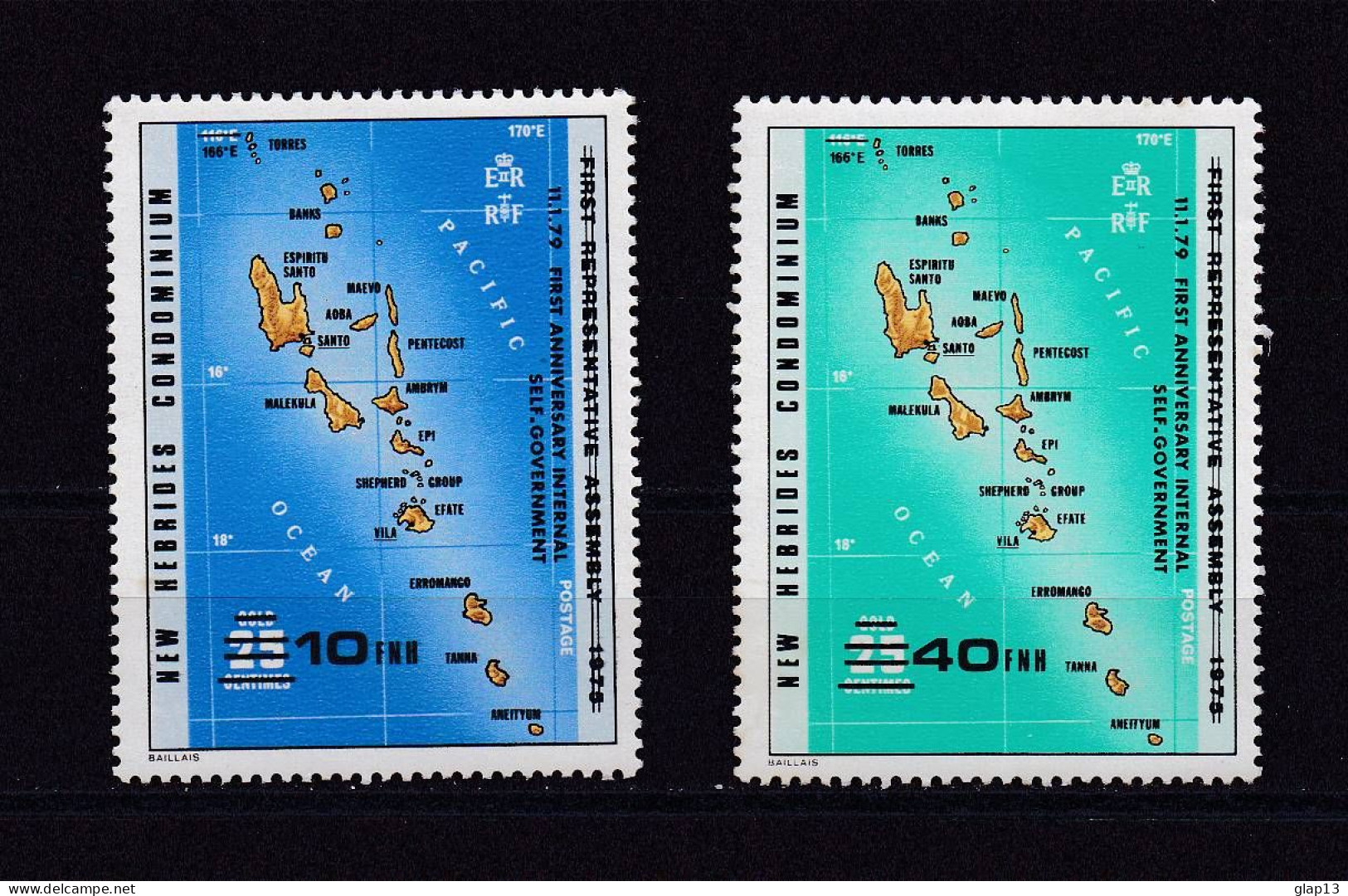 NOUVELLES-HEBRIDES 1979 TIMBRE N°551/52 NEUF** - Nuevos