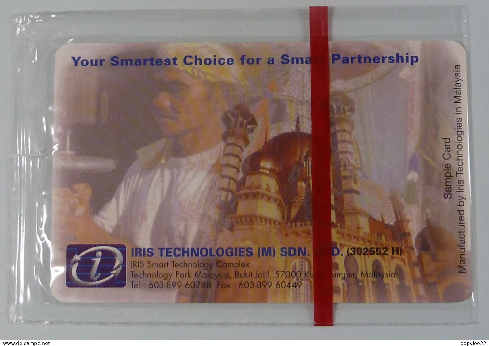 MALAYSIA - Pre Production Packaging Test - Iris Technologies - Smart Card - Blister - RARE - Malaysia