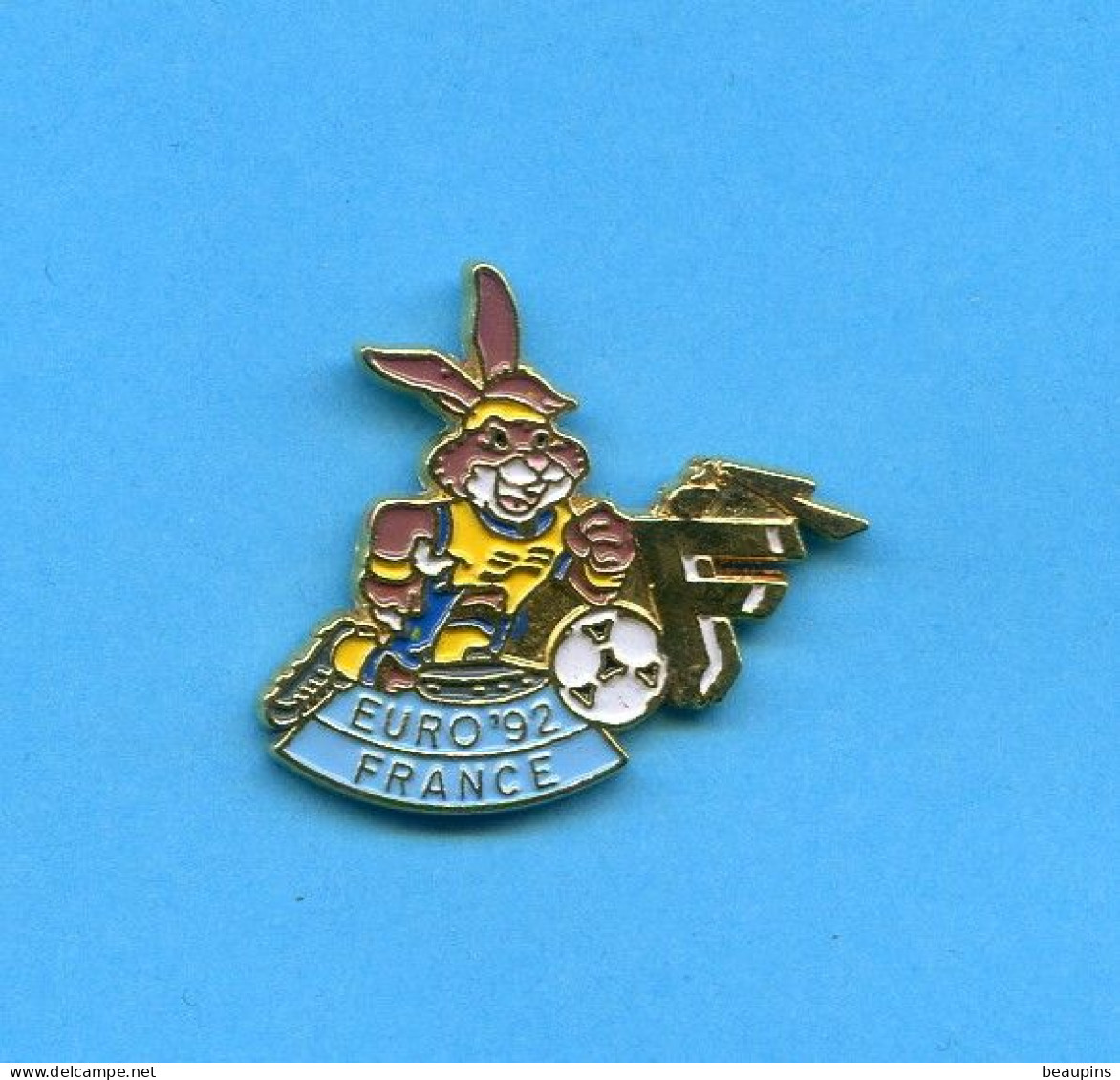 Rare Pins Football Euro 1992 En Suede Lapin France Fr267 - Fútbol