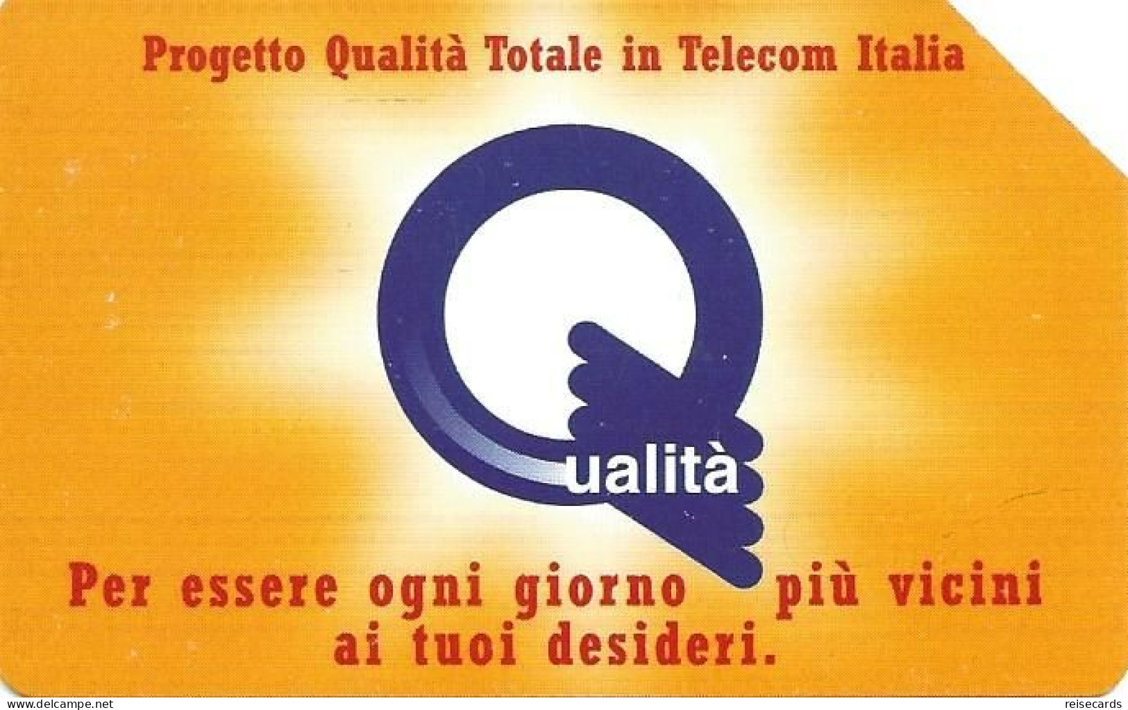 Italy: Telecom Italia - Progetto Qualità Totale (A) - Publiques Publicitaires