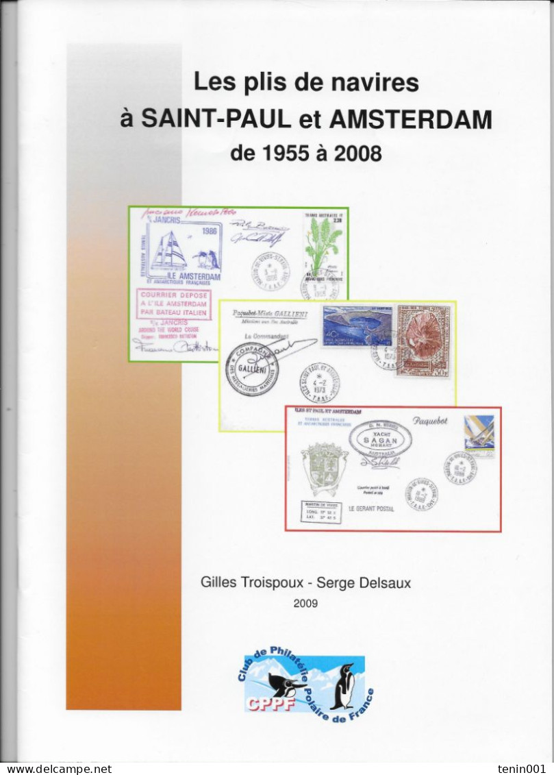 Saint Paul Et Amsterdam - Navires - Plis De 1955 à 2008- - Wissenschaft