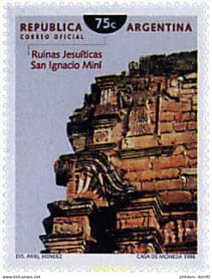 49979 MNH ARGENTINA 1998 MERCOSUR. PATRIMONIOS HISTORICOS - Neufs