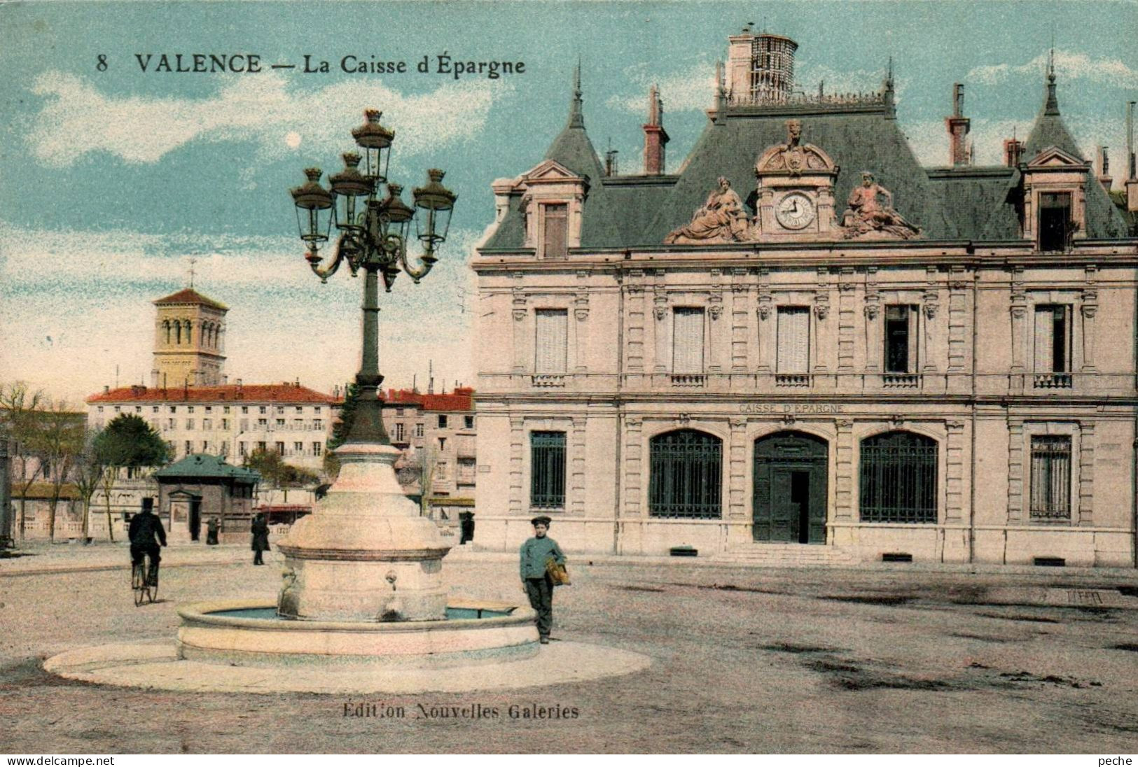 N°1360 W -cpa Valence -la Caisse D'Epargne- - Banks