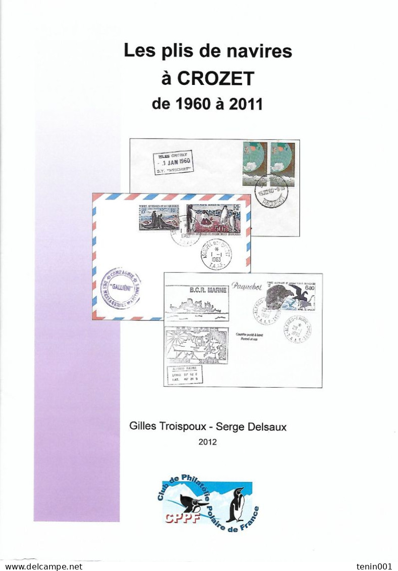 Crozet - Navires - Plis De 1960 à 2011 - Ciencia