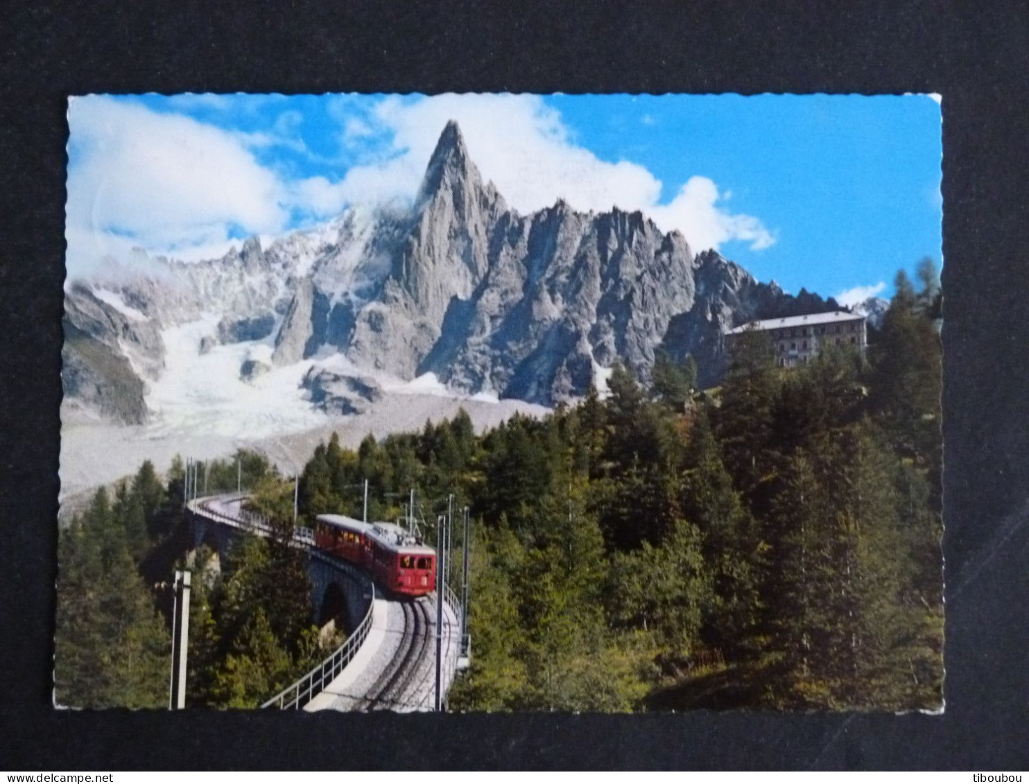 SAMOËNS - HAUTE SAVOIE - FLAMME SUR COQ DECARIS - LE TRAIN DU MONTENVERS AIGUILLE DU DRU LOCOMOTIVE - Mechanical Postmarks (Advertisement)