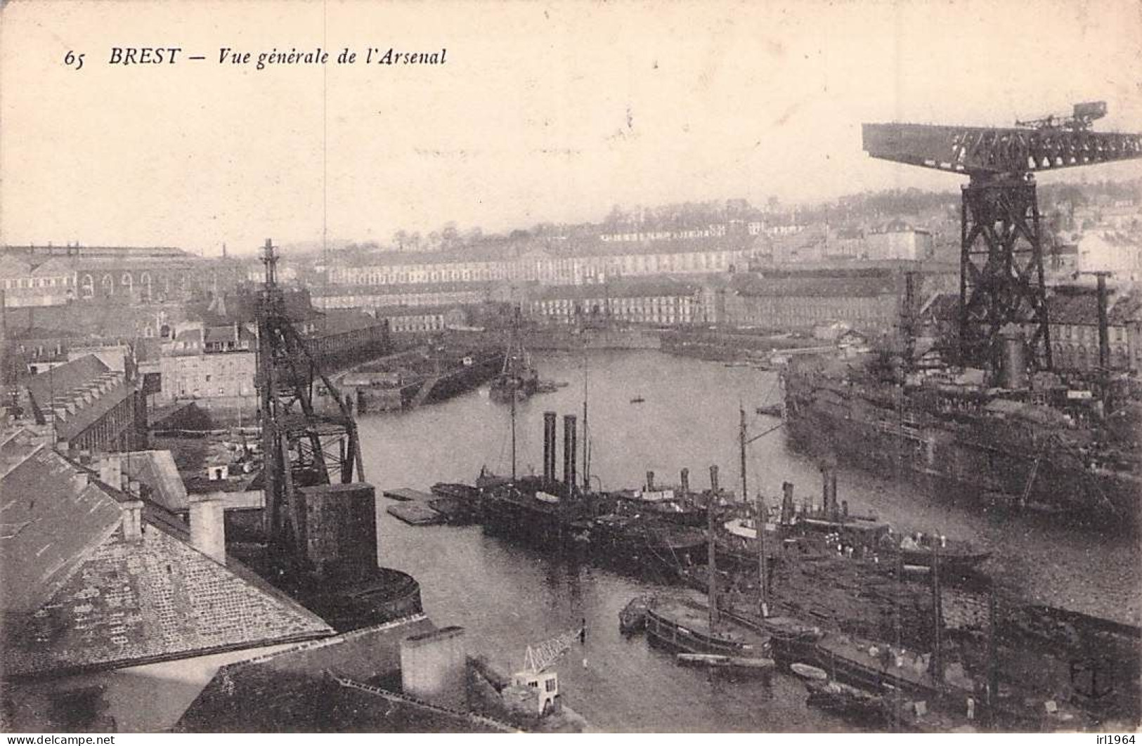 BREST VUE GENERALE DE L'ARSENAL - Brest