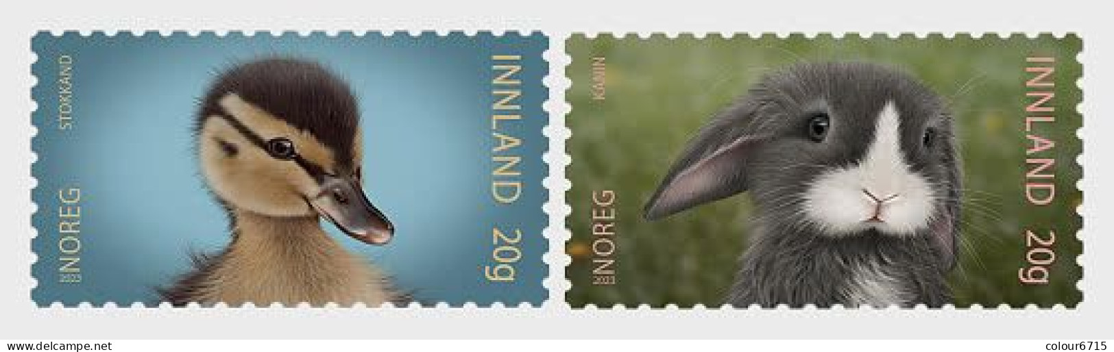 Norway 2023 Pets - Domestic Animals Stamps 2v MNH - Nuovi