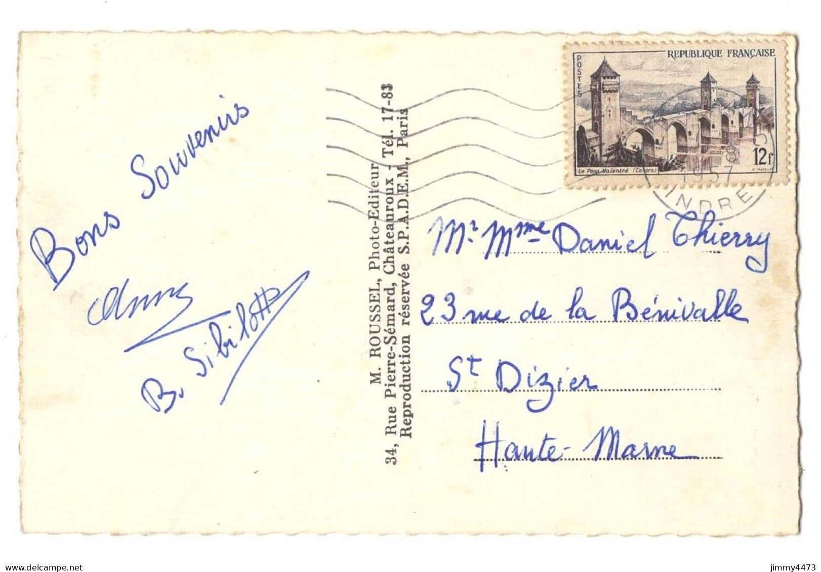 CPSM - AU BERRY En 1957 - Texte De Jules Gilbert - Photo-Edit. M. ROUSSEL - Châteauroux - Chateauroux