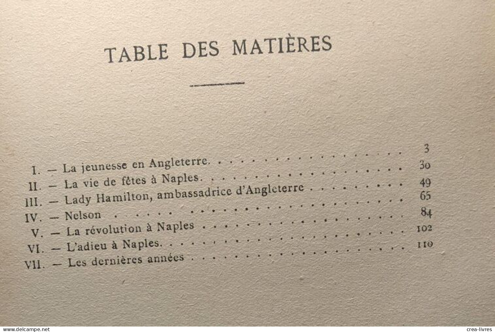 Une Ennemie De Napoléon Lady Hamilton - Histoire