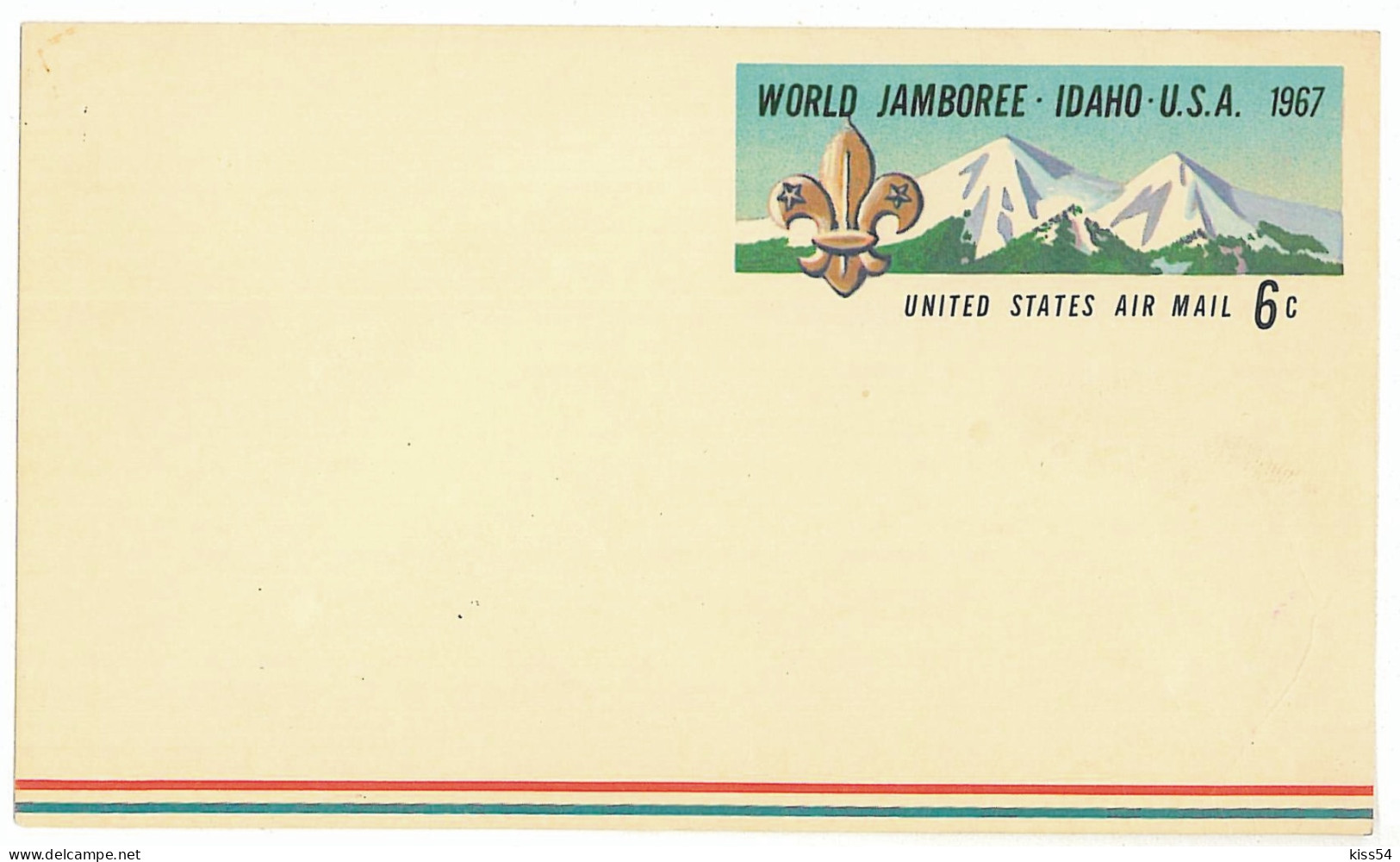 SC 40 - 41 Scout U.S.A. - Cover Stationery - Used - 1967 - Storia Postale