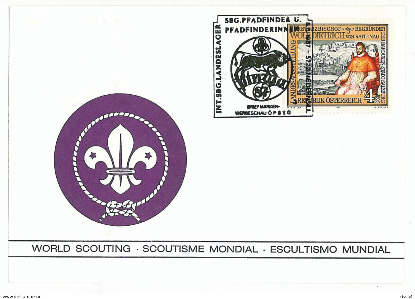 SC 40 - 740 Scout AUSTRIA - Cover - Used - 1989 - Cartas & Documentos