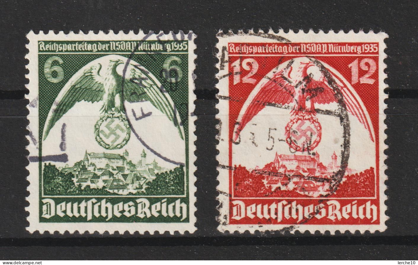 MiNr. 596 II, 597 I Gestempelt  (0396) - Used Stamps