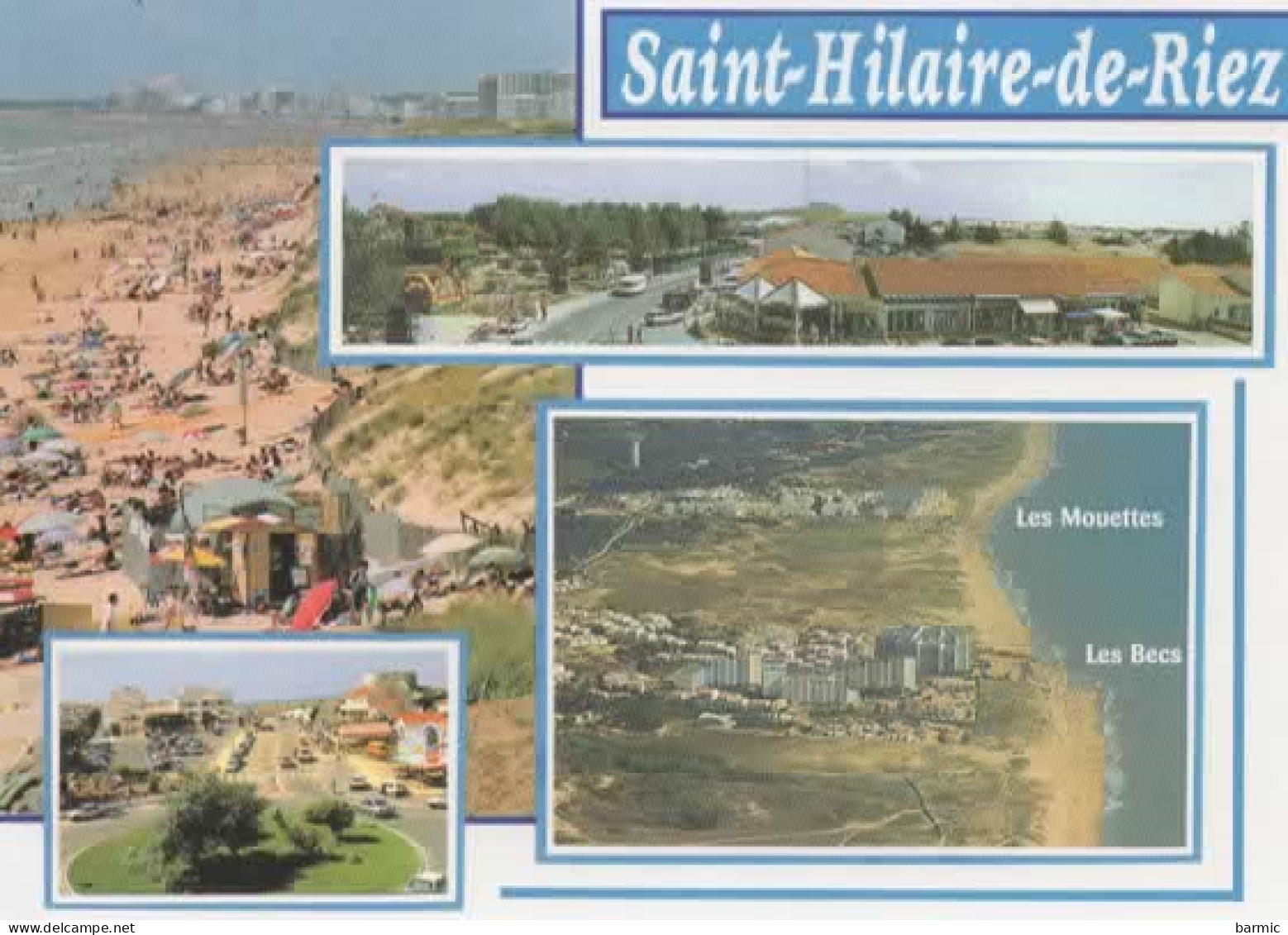 ST HILAIRE DE RIEZ, MULTIVUE COULEUR REF 15907 - Saint Hilaire De Riez
