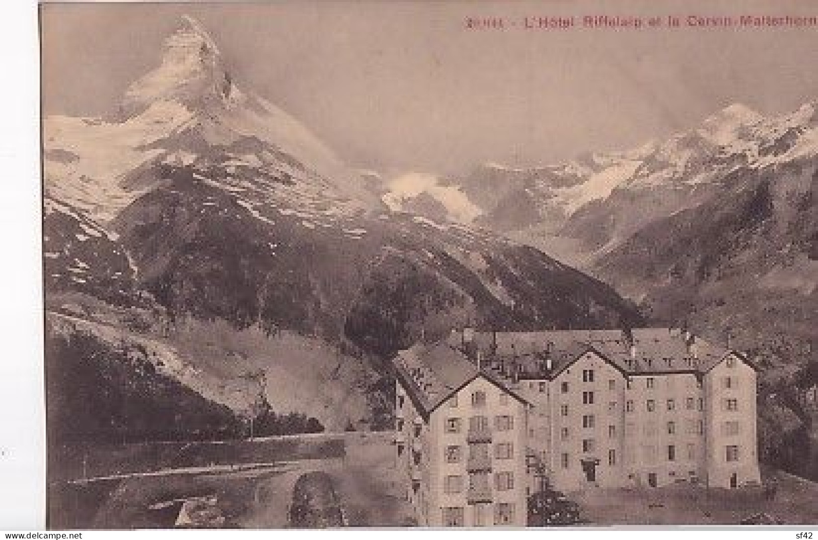L  HOTEL RIFFELALP ET LE CERVIN - Zermatt