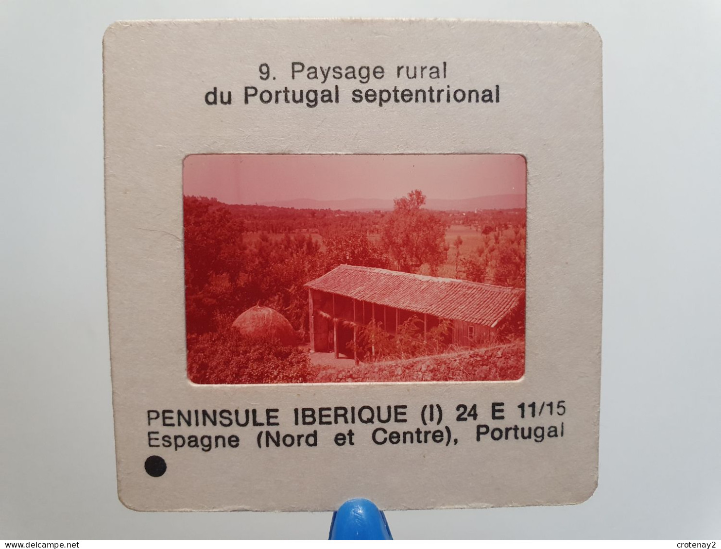 Photo Diapo Diapositive Slide Péninsule Ibérique Espagne Portugal N°9 Paysage Rural Du Portugal Septentrional VOIR ZOOM - Dias