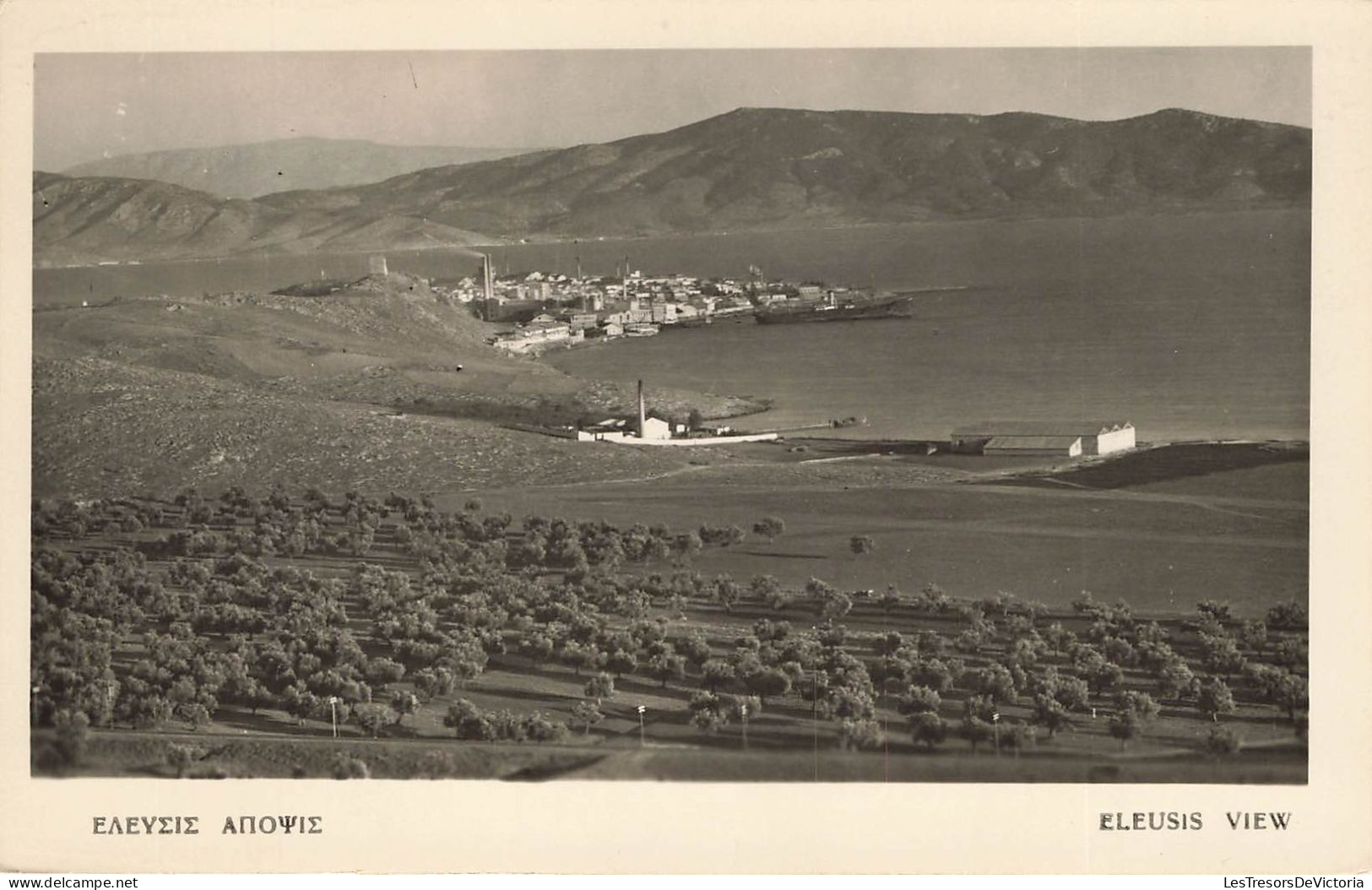 GRECE - Eleusis View - Vue Sur La Ville - Paysage - Vue Générale - Carte Postale Ancienne - Griechenland