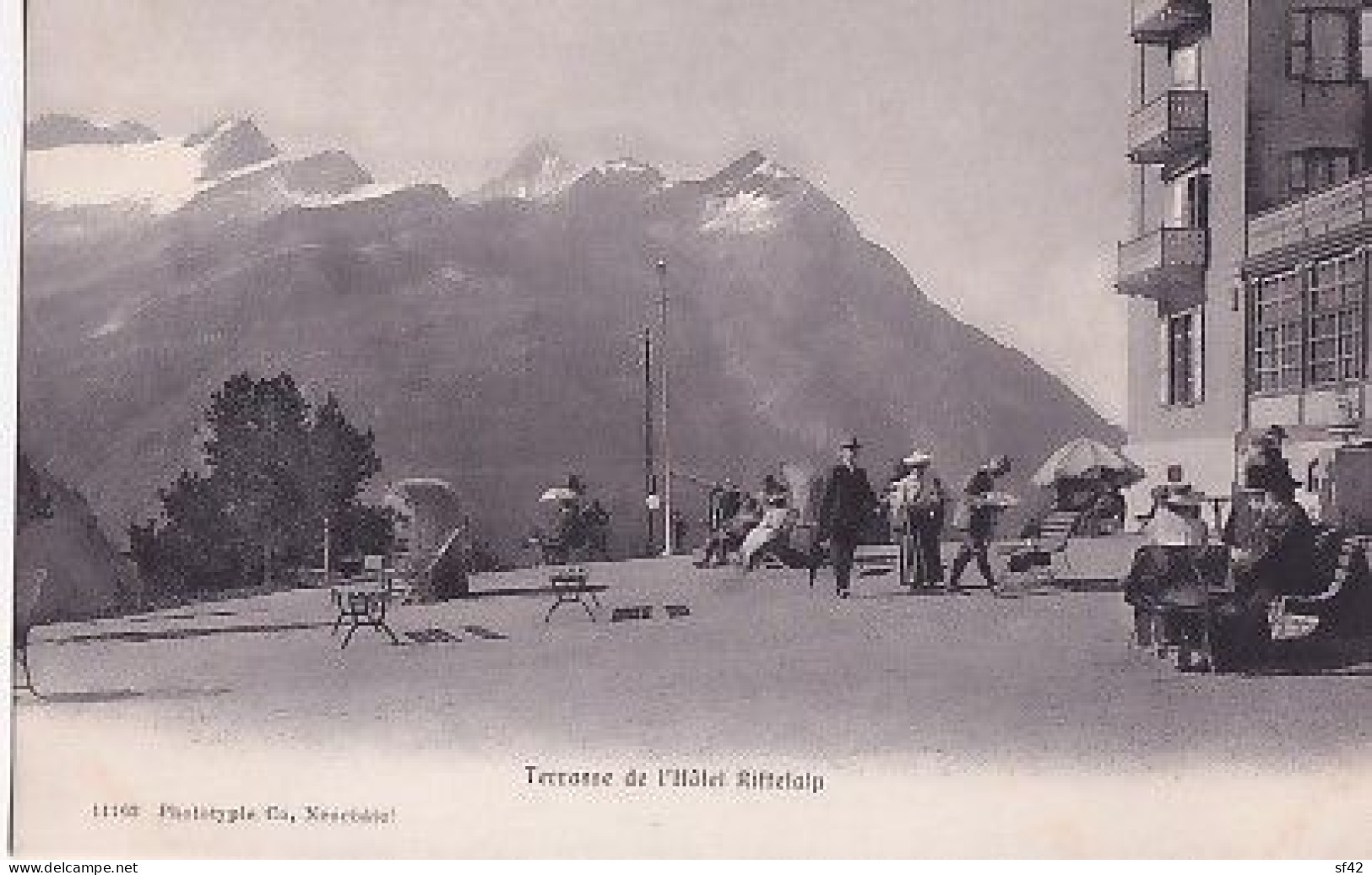 TERRASSE DE L HOTEL  RIFFELALP - Zermatt