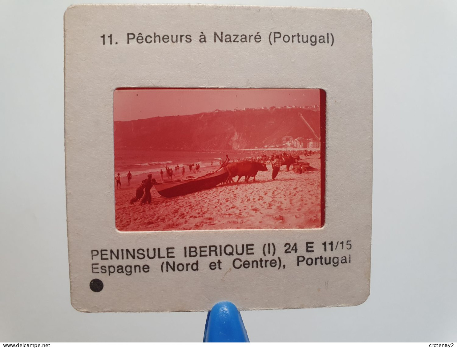 Photo Diapo Diapositive Slide Péninsule Ibérique Espagne Portugal N°11 Pêcheurs à NAZARE VOIR ZOOM - Dias