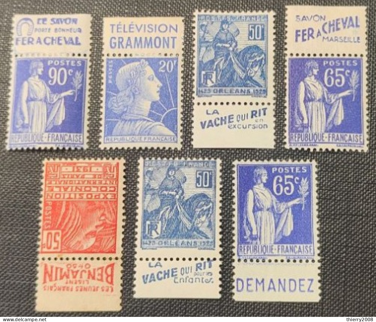 Lot De Timbre De Carnet N° 272b/257a/365b X3/1011B Neuf */(*) Gomme D'Origine  TB - Unused Stamps