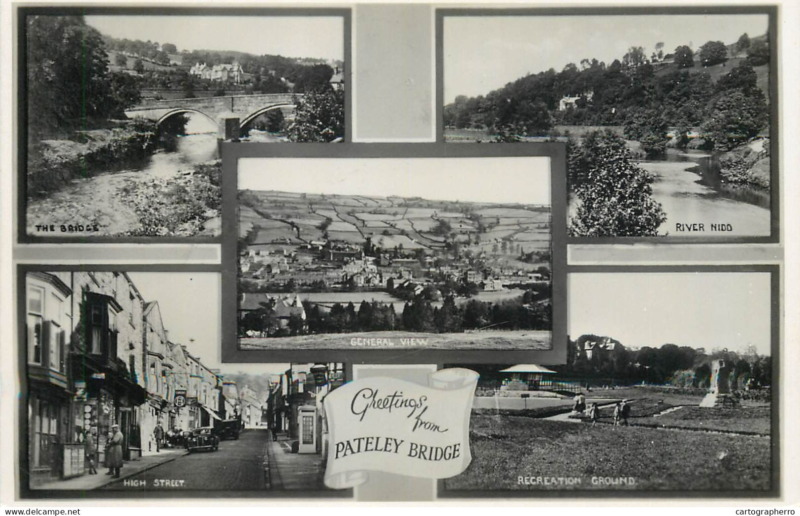 England Greetings From Pateley Bridge Multi View - Sonstige & Ohne Zuordnung