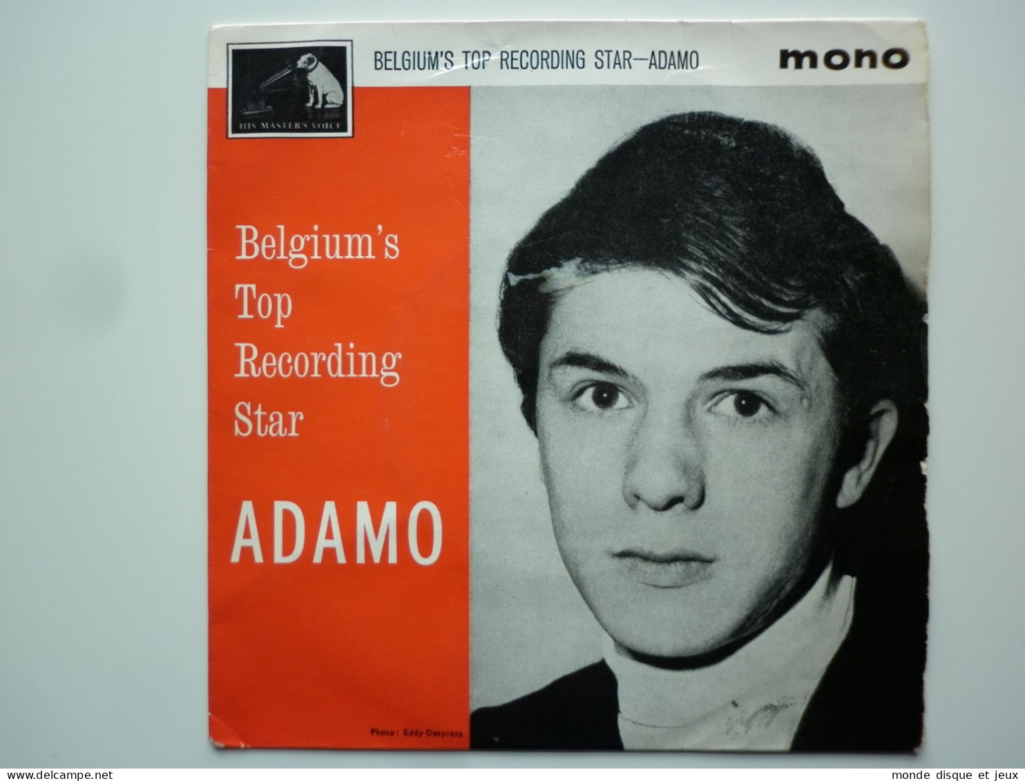 Adamo 45Tours SP Vinyle Belgium's Top Recording Star Pressage Anglais / Britain - Andere - Franstalig