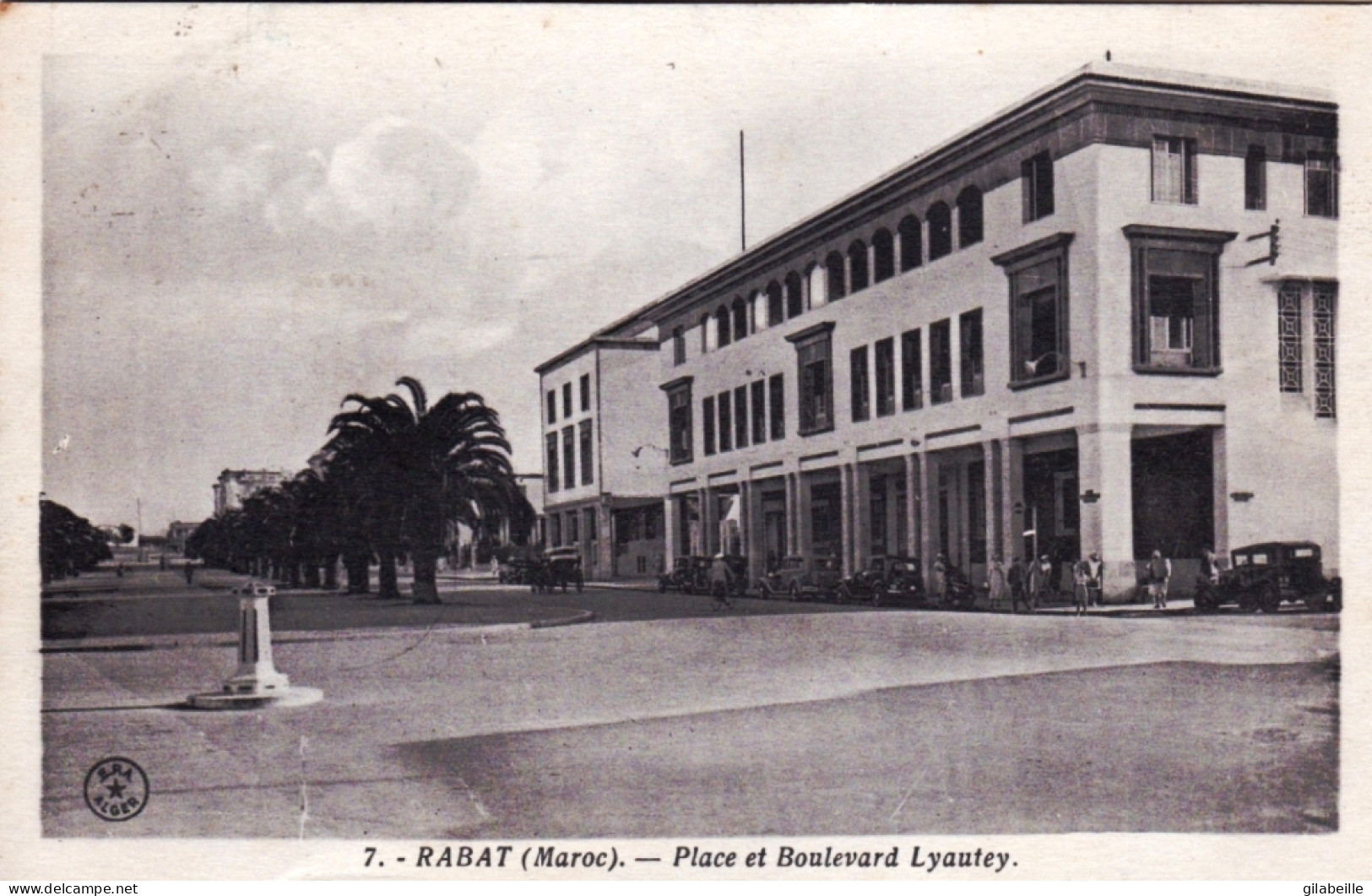 Maroc - RABAT - Place Et Boulevard Lyautey - Rabat