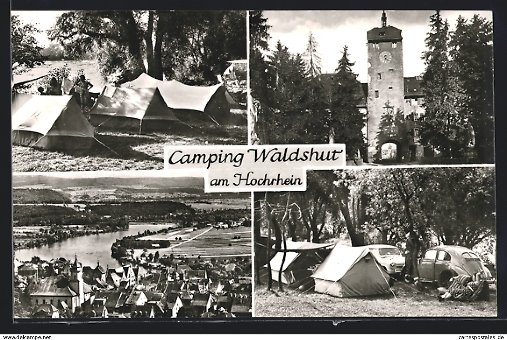 AK Waldshut, Camping-Platz, Tor-Turm  - Pfadfinder-Bewegung