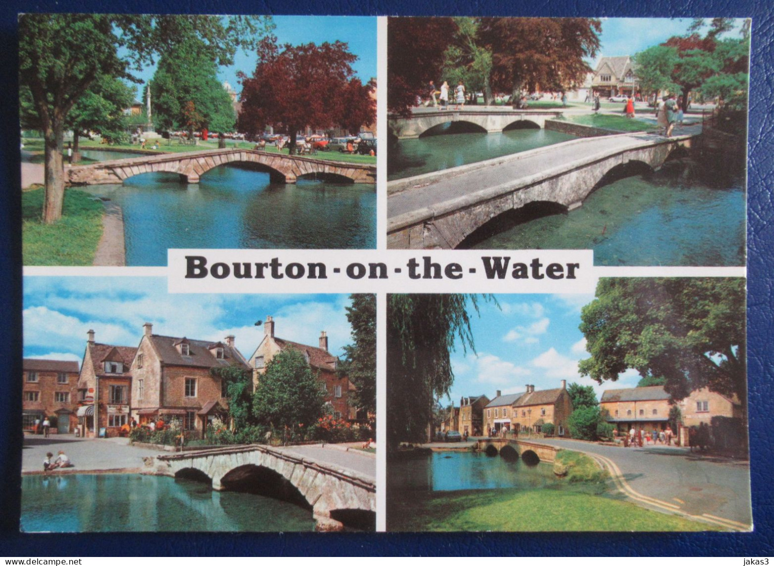 CPM CARTE POSTALE  LES PONTS DE BOURTON ON THE WATER   ( GRANDE BRETAGNE  ) - Brücken