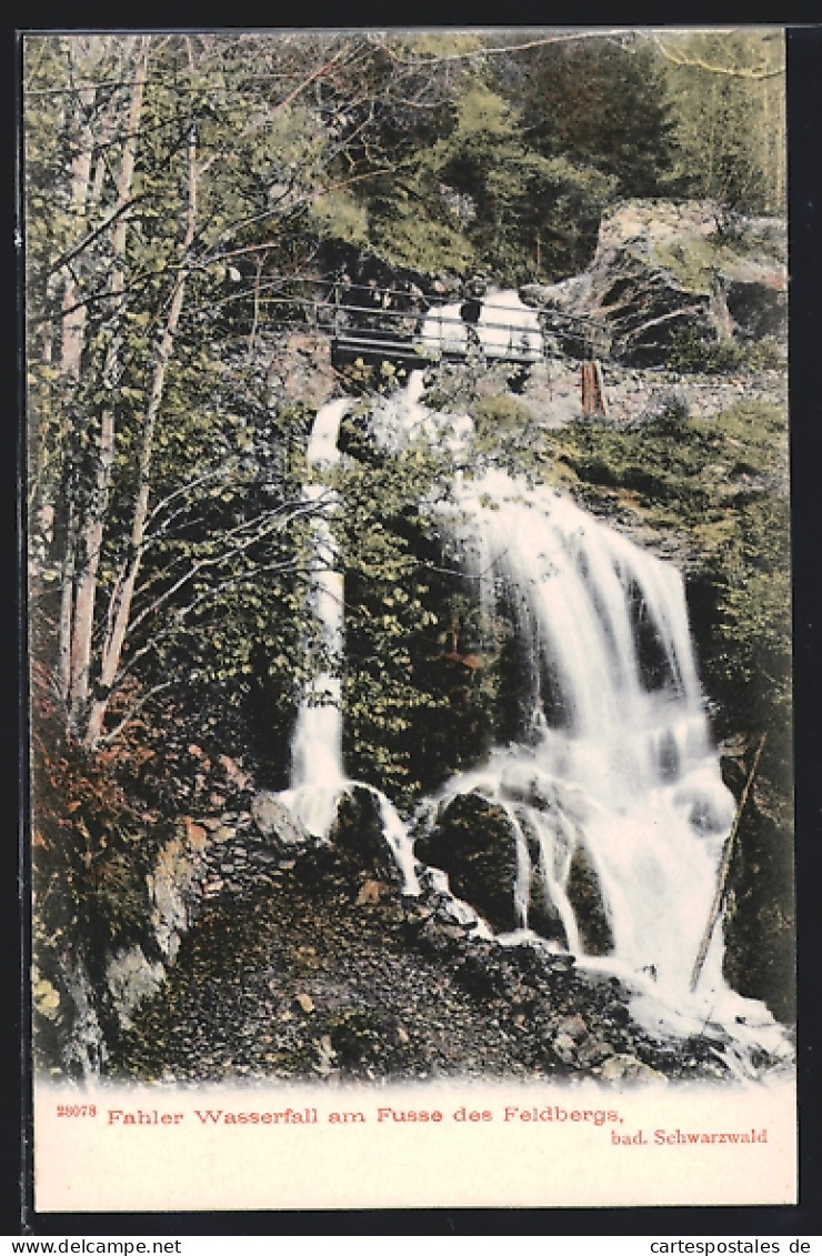 AK Fahler Wasserfall Am Fusse Des Feldbergs Im Bad. Schwarzwald  - Other & Unclassified