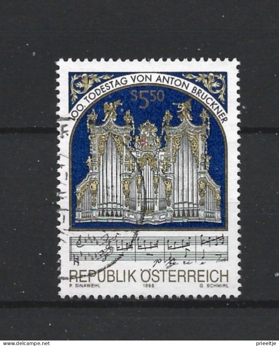Austria - Oostenrijk 1996 A. Bruckner  Centenary Y.T. 2013 (0) - Usati