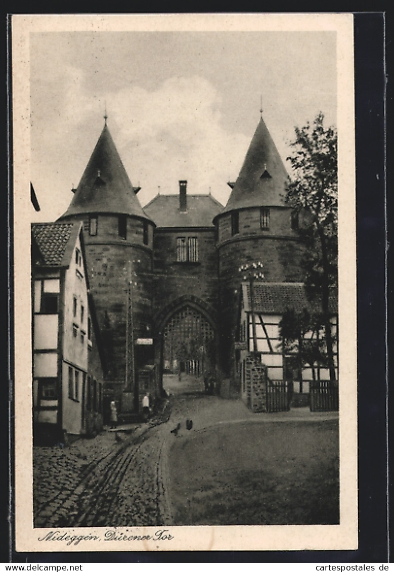 AK Nideggen /Eifel, Blick Auf Das Dürener Tor  - Dueren