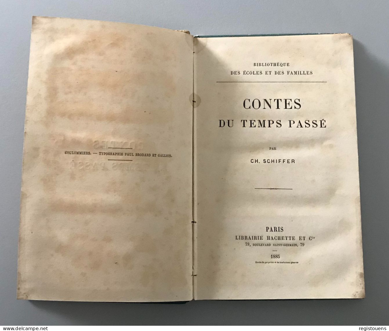 Contes Du Temps Passé  - Schiffer -  1885 - 1801-1900
