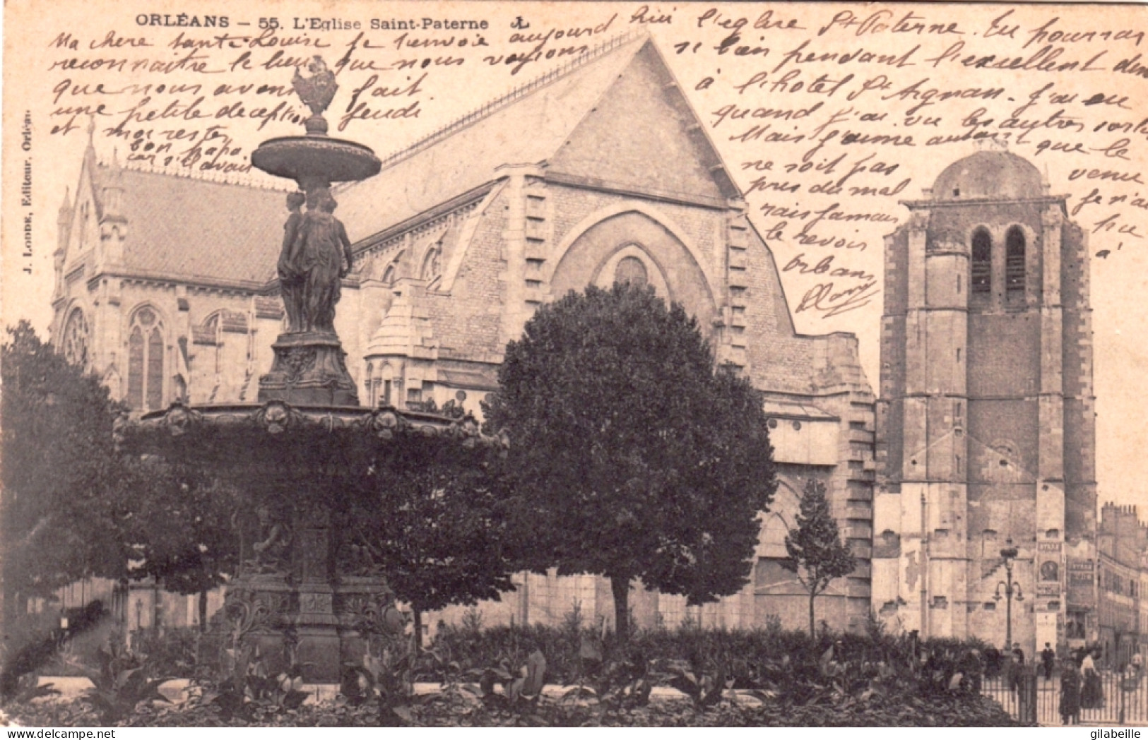 45 - Loiret - ORLEANS - L'église Saint Paterne - Orleans