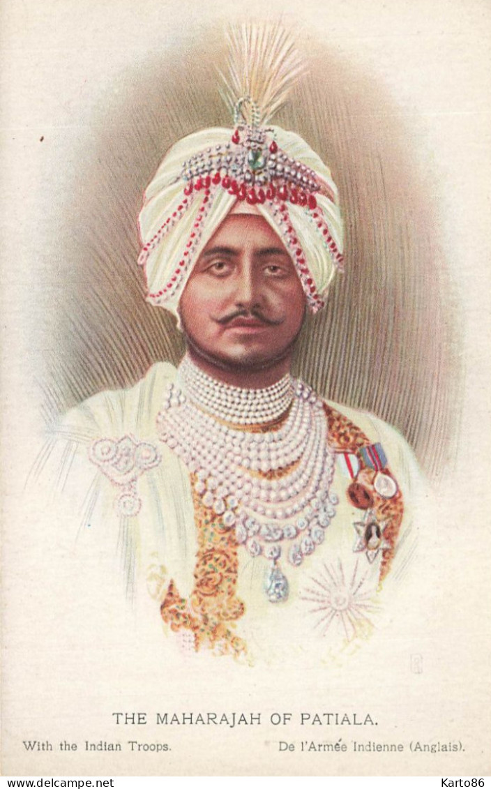 Indes Inde India * CPA * The Maharajah Of Patiala * PATIALA * Roi King Royauté Royalty - India