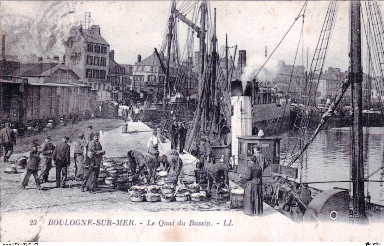 62 - BOULOGNE Sur MER - Le Quai Du Bassin - Boulogne Sur Mer