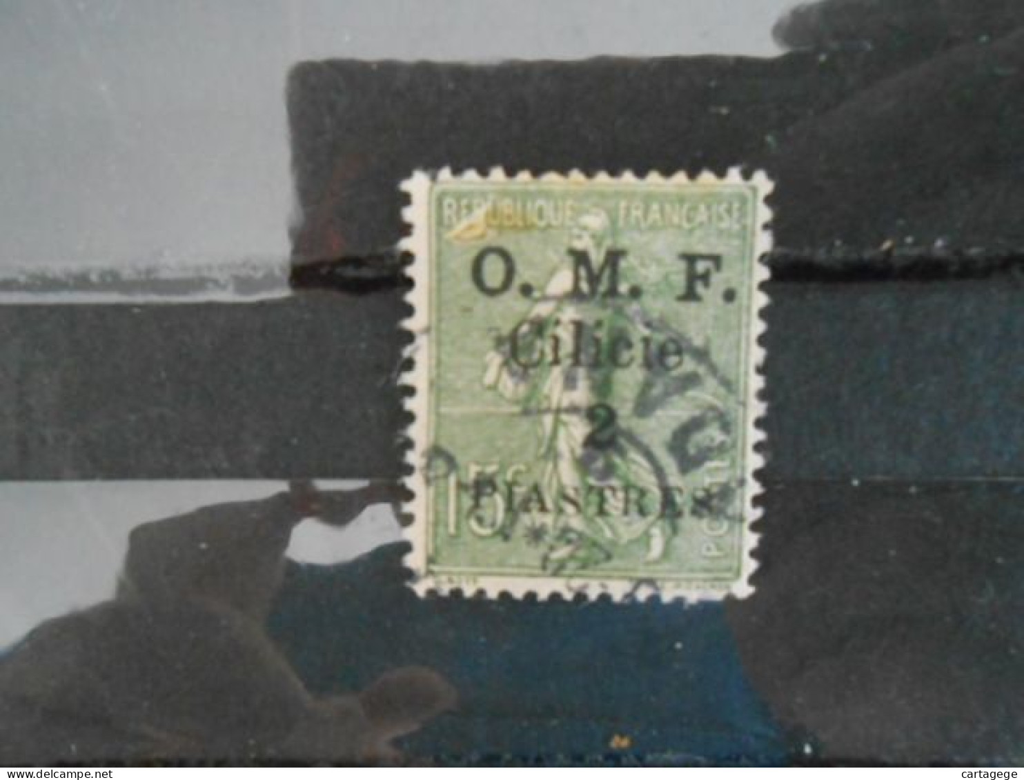 CILICIE YT 84 SEMEUSE 2pa S.15c. Vert-olive - Used Stamps