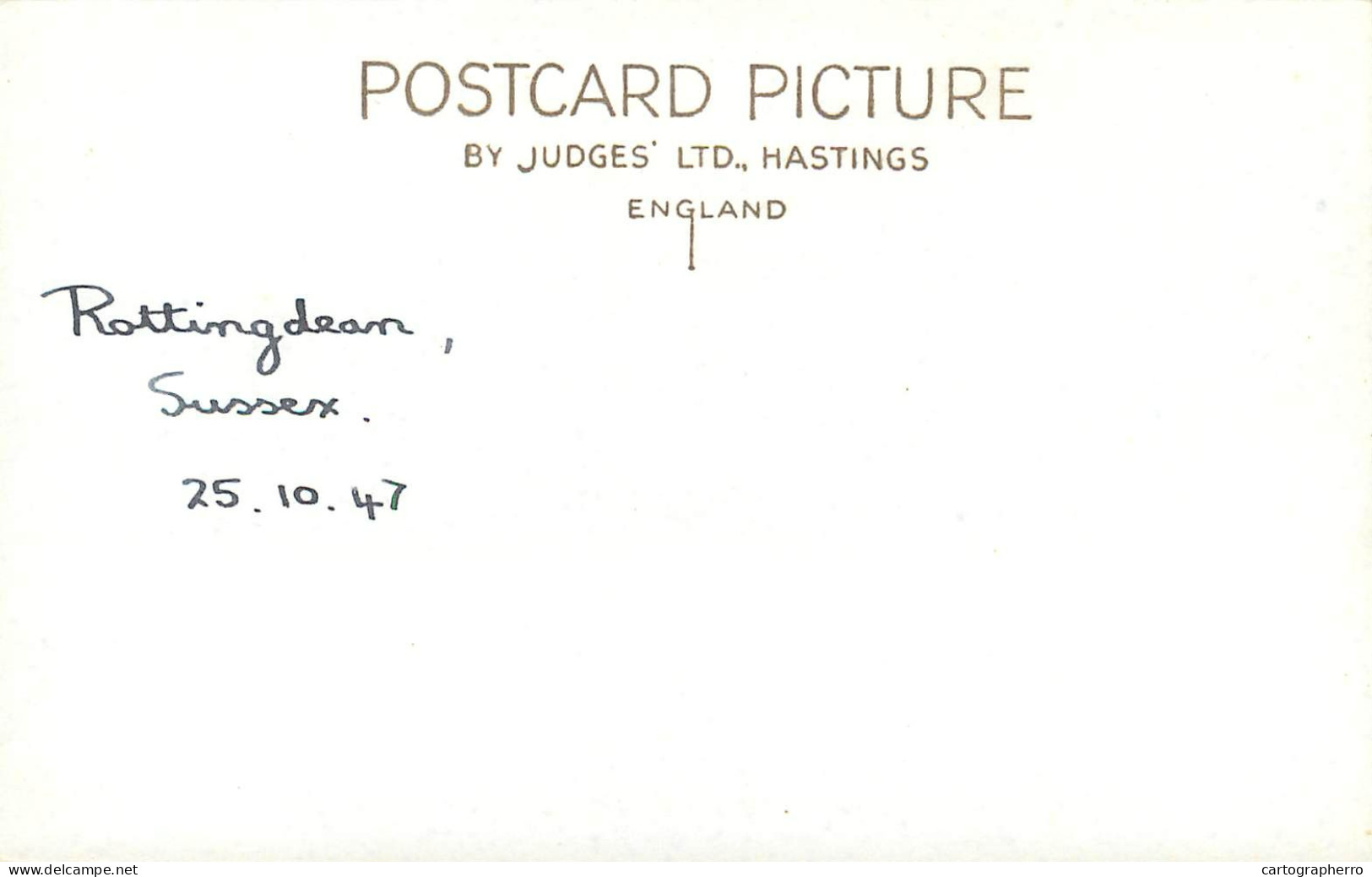 England Rottingdean Sun Terrace Judges Postcard - Altri & Non Classificati